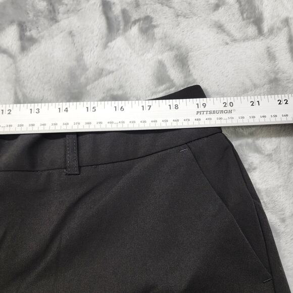 Worthington Pants Women 18 Black High Rise Wide Flare Leg Trouser Stretch Office - Picture 7 of 11